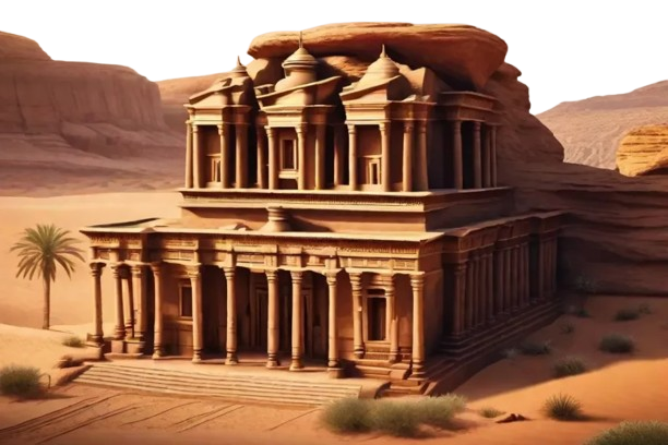encontrando o templo perdido no deserto